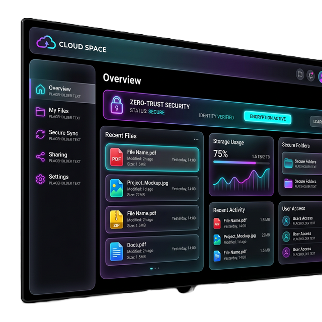 Cloud Space Dashboard